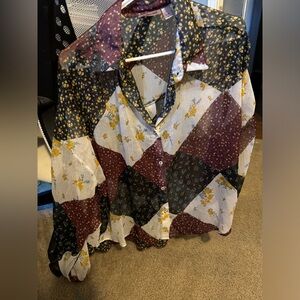 Willow and Root sheer dress shirt